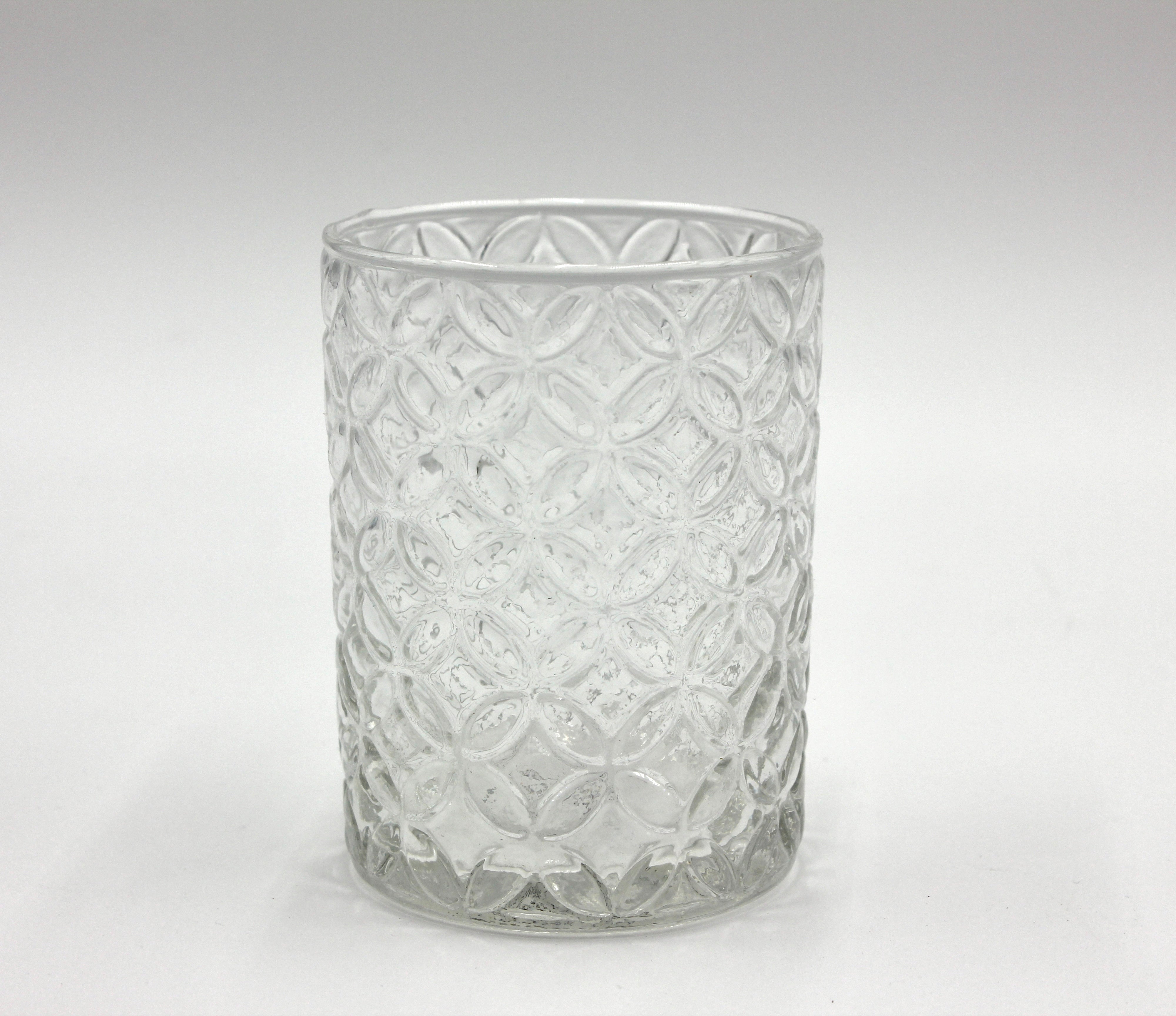 Clear Patterned Cups